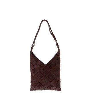 genten サステナブルカットワーク ショルダーバッグ ノウチャ