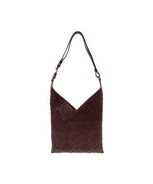 genten サステナブルカットワーク ショルダーバッグ ノウチャ