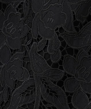 BEIGE， CITRINE / エンブロイダリーレースイージースカート Black