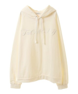 earth music&ecology Ｆｌｏｗｅｒｙパーカー Ivory