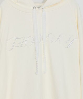 earth music&ecology Ｆｌｏｗｅｒｙパーカー Ivory