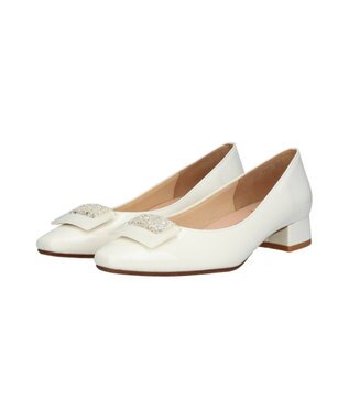 Bridget Birkin 【Bridget Birkin】グリッターパーツパンプス ホワイトエナメル