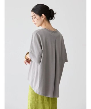 AMERICAN HOLIC 接触冷感バックタックカットプルオーバー Gray