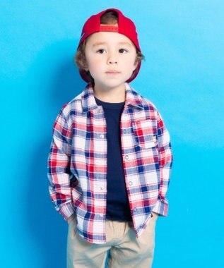 MIKI HOUSE HOT BISCUITS 【46-52cm】 ロゴキャップ 赤