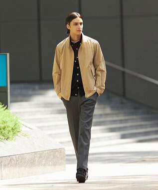 J.PRESS MEN コットンナイロンタイプライター ゴルフジャケット ベージュ系