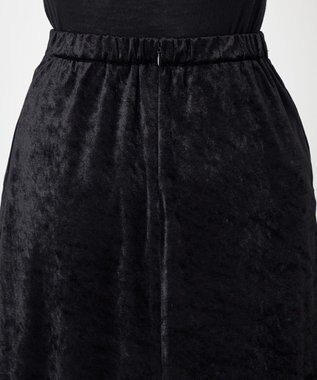 NAVE 【ReNAVE】クラッシュベロア スカート ブラック系
