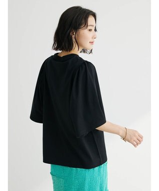 Green Parks 汗じみ防止袖ギャザープルオーバー Off White