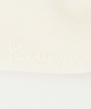 組曲 KIDS 【16-21cm】花透かし柄 ショートソックス アイボリー系