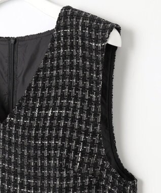 Feroux ツイードジャンパースカート ブラック系