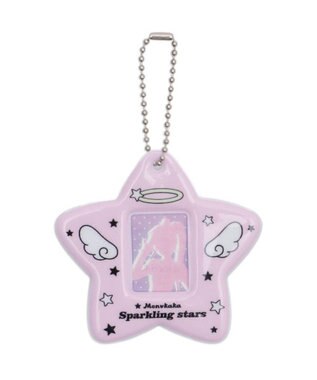 WEGO 【痛バ＆推し活グッズ】スターエンジェルIDフォトケースキーホルダー ライトパープル