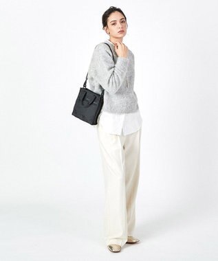 LeSportsac MINI N/S TOTE/リサイクルドブラックJP リサイクルドブラックJP