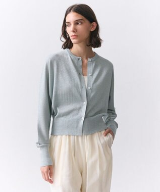 BEIGE， SMITHONITE / リュクスグリッター ドルマンカーディガン Sax