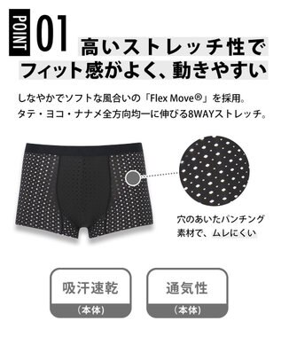 CW-X 【MEN】 CW-X スポーツショーツ 【3Dフィットパンチングショーツ】 ショート丈 高いストレッチ性 立体パターン設計 ムレにくい(本体) メンズ HSO130 /ワコール ブラック