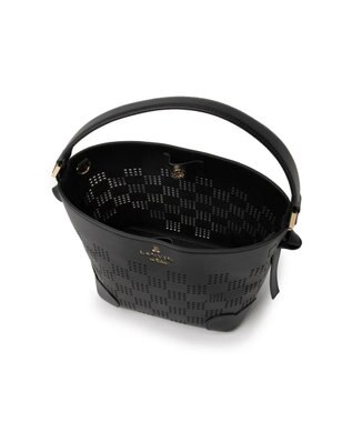 LANVIN en Bleu ペルフォレ 2wayバッグ ブラック