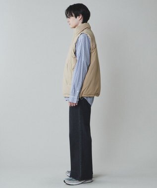 WEGO SORONA（R）　ミリタリーパテッドベスト ベージュ