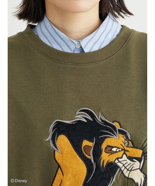 Green Parks Villains／パッチワーク裏毛プルオーバー Khaki