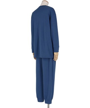 WACOAL ワコール_リラックス＆スリープ パジャマ 綿100%(本体) ガーゼ裏毛素材 長袖 長ズボン PEANUTS スヌーピー メンズ FGX560 /ワコール コン