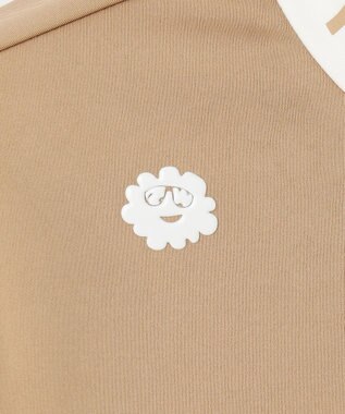PW CIRCULUS 【UVカット / 吸水速乾 / 伸縮性抜群】【WOMEN】バックメッシュ切り替えモックT ゴルフウェア レディース ベージュ系