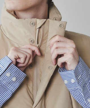 WEGO SORONA（R）　ミリタリーパテッドベスト ベージュ