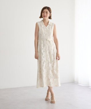 YECCA VECCA レースワンピース Ivory