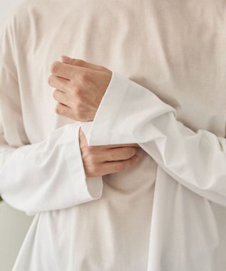 WEGO ルーズスプレーT（長袖） オフホワイト