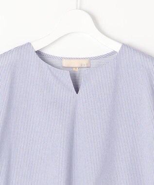 自由区 【WEB限定・洗える・XSサイズあり】トリコットジャージー カットソー スカイブルー系1