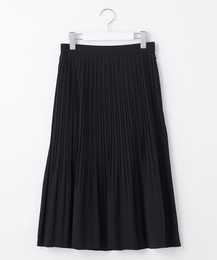 J.PRESS LADIES S 【洗える】ノルディス2wayジョーゼット プリーツ スカート ネイビー系