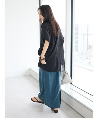 CRAFT STANDARD BOUTIQUE ヴィンテージボイルミルフィーユチュニック Black