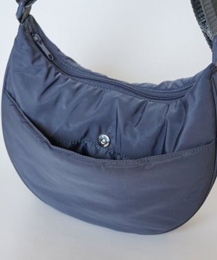 WEGO カラーハーフムーンショルダー グレー