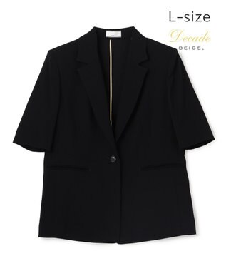 BEIGE， 【Lsize・セットアップ対応】CINDY / ハーフスリーブジャケット
