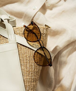 23区 【UVカット/WEB限定】カラーレンズ サングラス ダークブラウン系