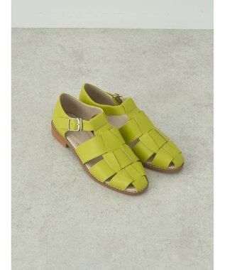 earth music&ecology ＯＲｉｅｎｔａｌＴＲａｆｆｉｃ　グルカシューズ Lime Green