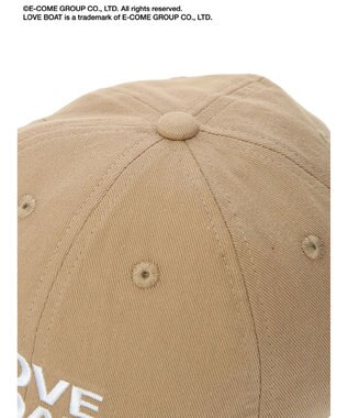 Green Parks ■別注　ＬＯＶＥ　ＢＯＡＴ　ロゴＣＡＰ Beige