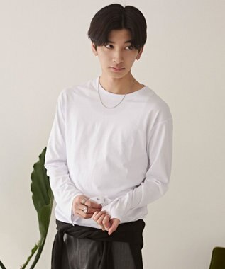 WEGO フレアスリーブT（LS） ホワイト