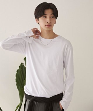 WEGO フレアスリーブT（LS） ホワイト