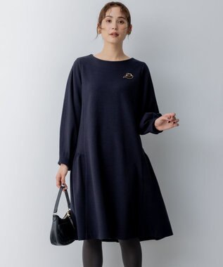 組曲 【WEB限定】ティアードリトルワンピース ネイビー系