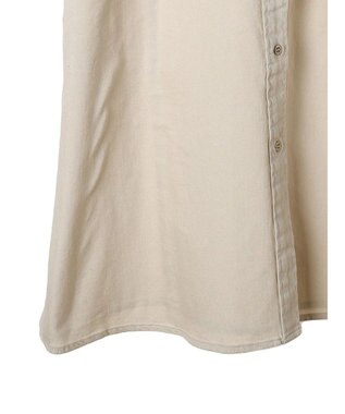 AMERICAN HOLIC ツイルＷポケットＡラインワンピース Ivory