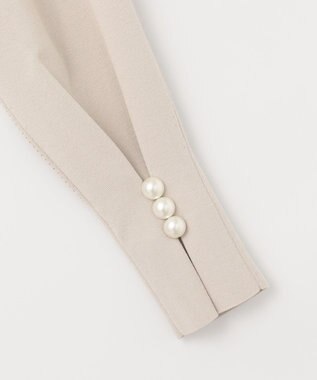 自由区 L 【洗える/セット可】レーヨンポリエステルスムース Vネックニット サンセットグレー