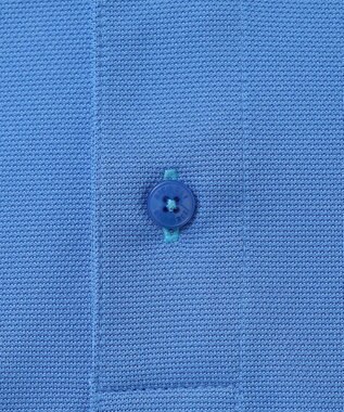 23区GOLF 【MEN】ポリエステルカノコ 半袖ポロシャツ スカイブルー系