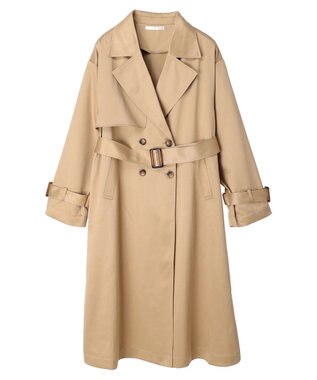 Green Parks ・Ｐｅｔｉｔ　Ｆｌｅｕｒボリュームスリーブトレンチコート Beige