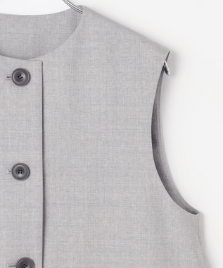 #Newans チュニックジレ グレー