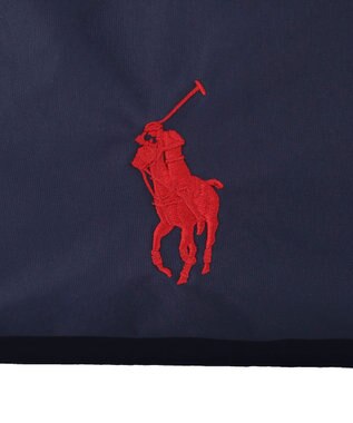 MOONBAT POLO RALPH LAUREN(ポロ ラルフローレン) 2WAYレインバッグカバー POLO PONY 撥水加工 レインバッグ ディープブルー