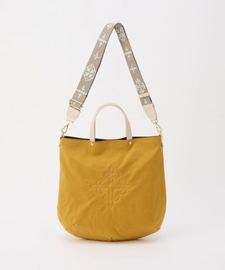 russet 《トートバッグ人気NO.1モデル》スリム2WAYトートバッグ <ナイロン>(CE-1404-WEB) Mustard