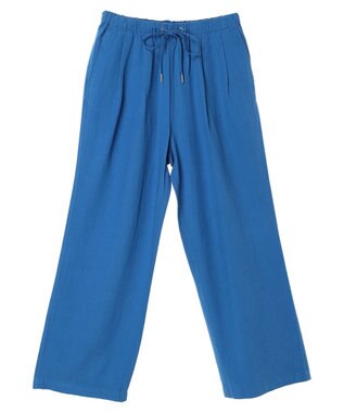 AMERICAN HOLIC 接触冷感リネンブレンドワイドパンツ Blue