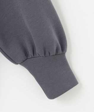 組曲 ダンボールジャージー ジップアップパーカー チャコールグレー系