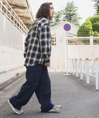 WEGO リップストップ　カーゴパンツ ネイビー