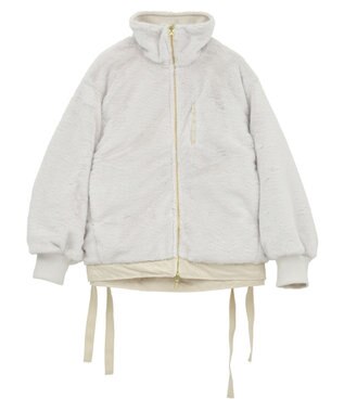 earth music&ecology リバーシブルMA-1 Light Beige