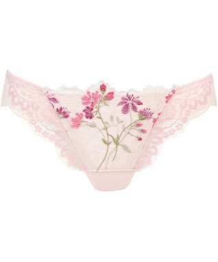 WACOAL ショーツ Tバック 【リボンブラ】 BRB413とペア はきこみ丈あさめ 伸びのよいストレッチレース（バック） レディース PRA413 /ワコール ピンク