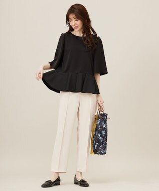 ANY SIS 【撥水・接触冷感・UVカット】コンフォートイージー テーパードパンツ アイボリー