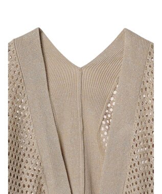 earth music&ecology メッシュボレロ Beige
